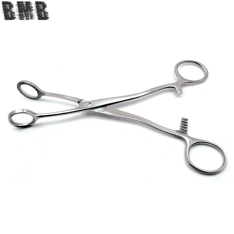 Surgical Collin Tongue Seizing Sponge Forceps 16 cm length Laboratory Forceps instruments