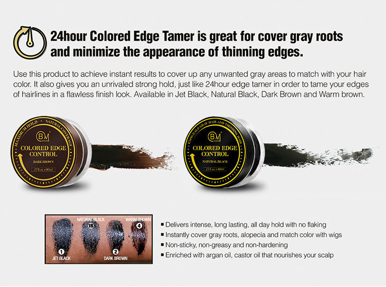 3 days USA delivery strong hold custom edge control gel hair private label edge control vendors