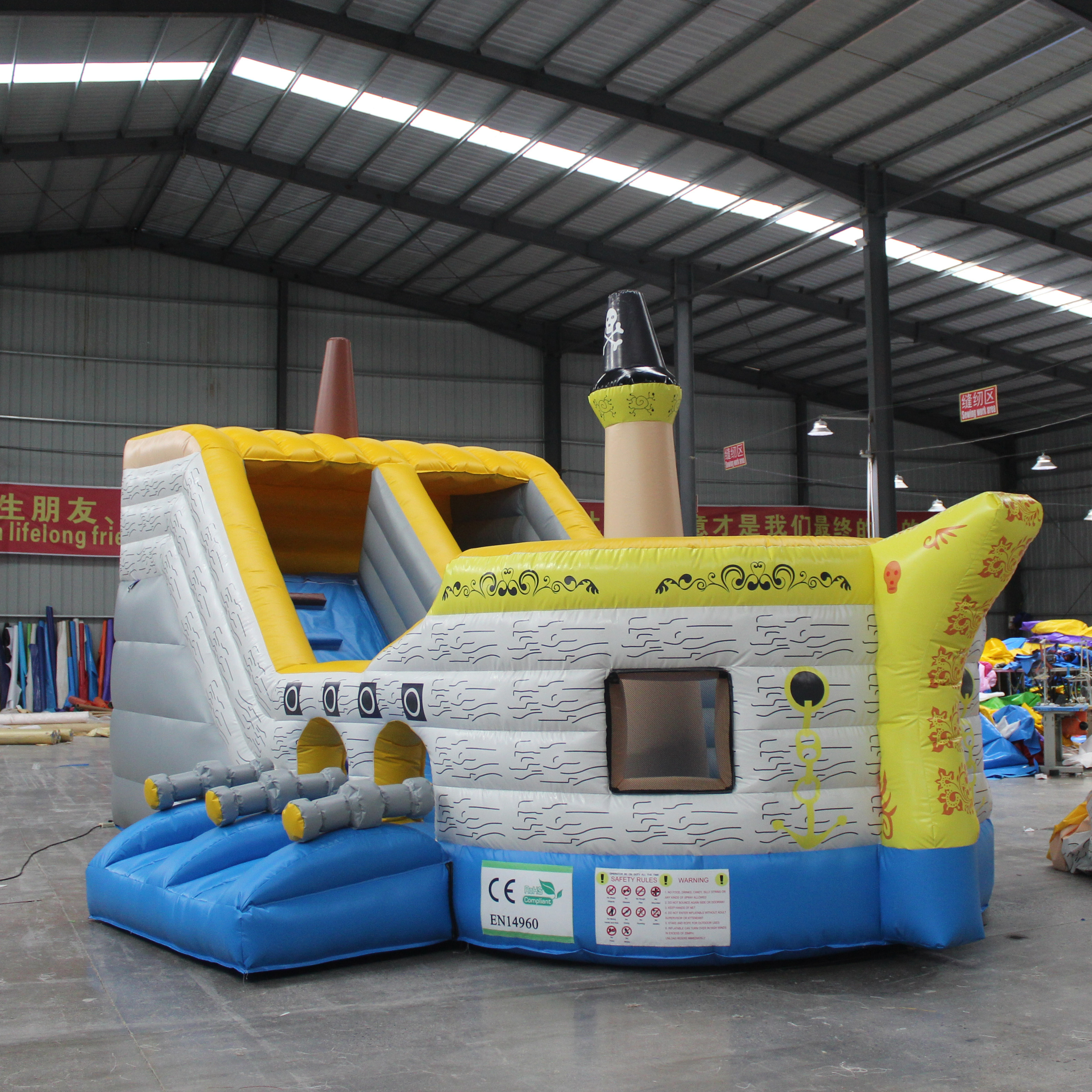 Popular Indoor-outdoor Hot Wedding Product dinosaur inflatable bounce house commercial bounce house obstacle course