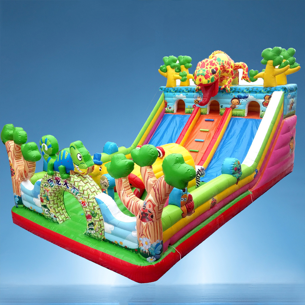 Commerical Rental Inflatable Bouncer Water Slide Combo PVC Princess Castle Water Bouncer used for Children for Party Outdoor