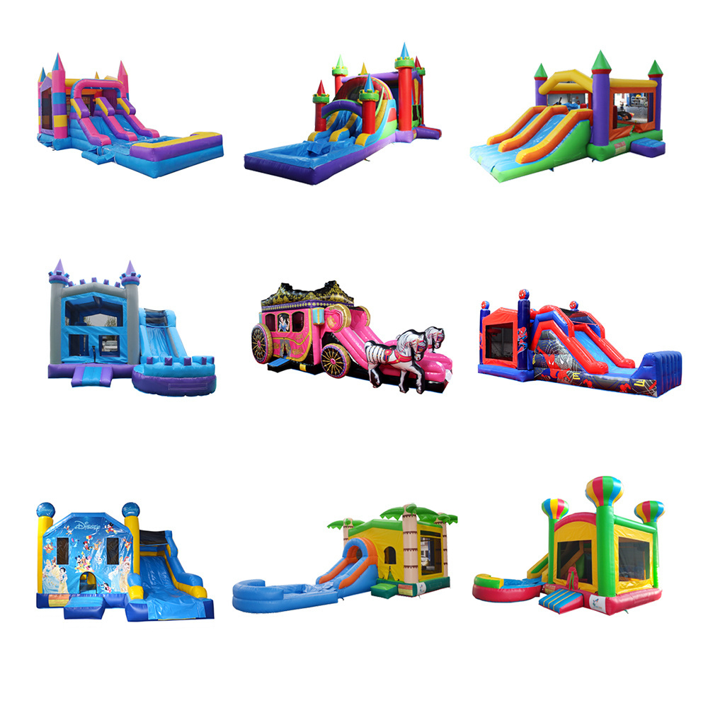 Custom Small Jump House Inflatable Bouncer for Rent Inflatable Spiderman Bounce House Commercial Combo for Birthday Party