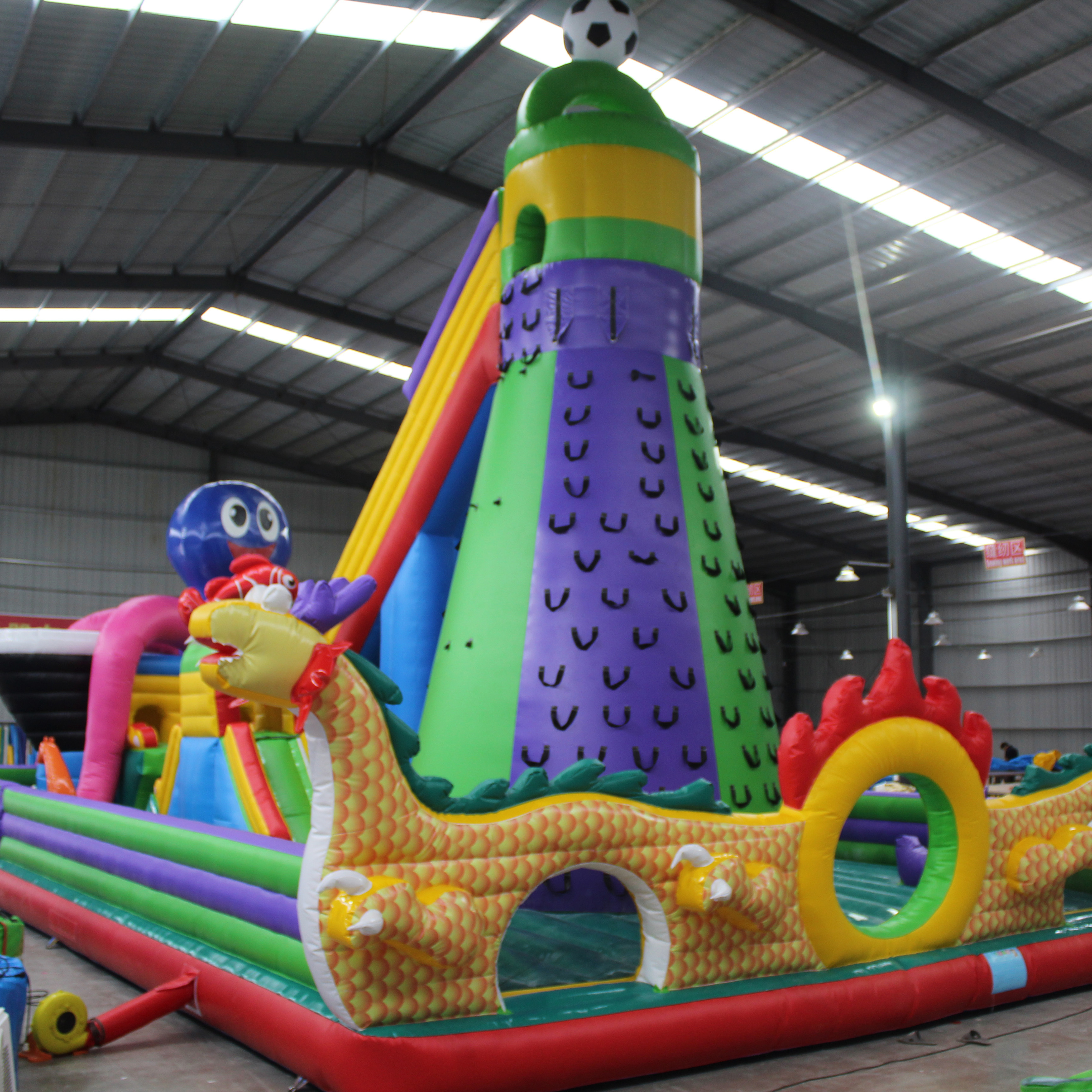 Hot Sell Adult and Child Water Park Floating Inflatable Floating Park 50 Obstacle Course