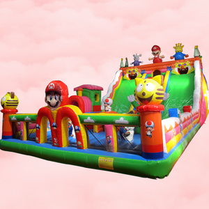 Commerical Rental Inflatable Bouncer Water Slide Combo PVC Princess Castle Water Bouncer used for Children for Party Outdoor