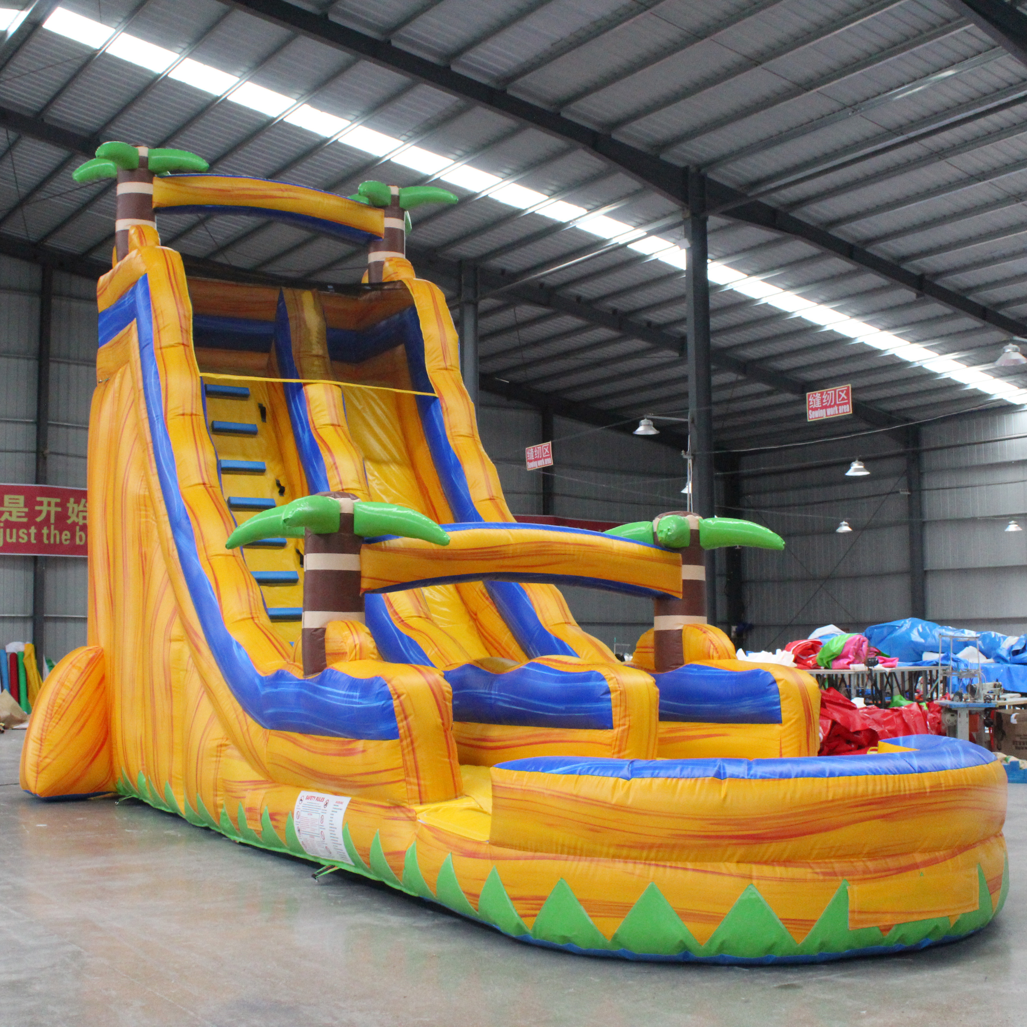 High Quality Huge Inflatable Slide Inflatable Water Castle Parks Water Slide Inflatable Slide 30ft