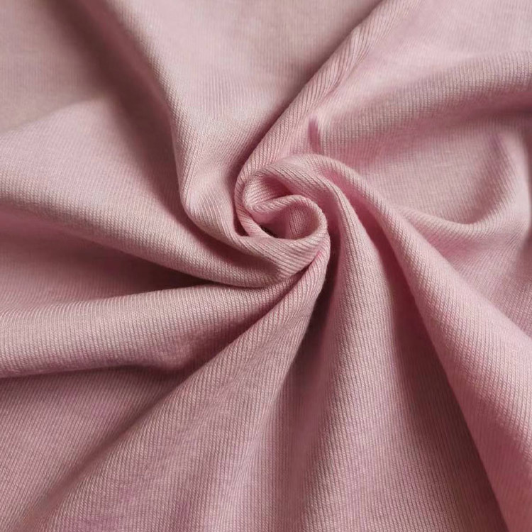 Factory Direct Selling Pink 50% PLA 50% Bamboo Fabric for Clothing