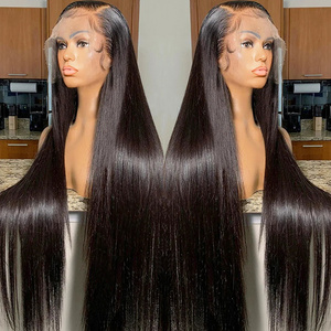 BMF Glueless Full Frontal HD Lace Wig,Cuticle Aligned Virgin Raw Indian Hair Wig,Unprocessed 100% 360 Full Lace Human Hair Wig