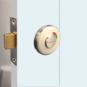 Commercial Stainless steel 304 Round type public toilet indicator door lock