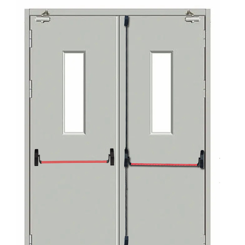 Exit emergency door press panic bar door lock device