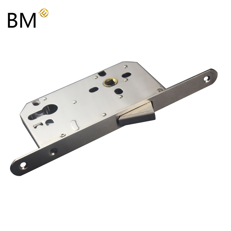 Automatic closed hidden latch magnetic mortise lock door lock body