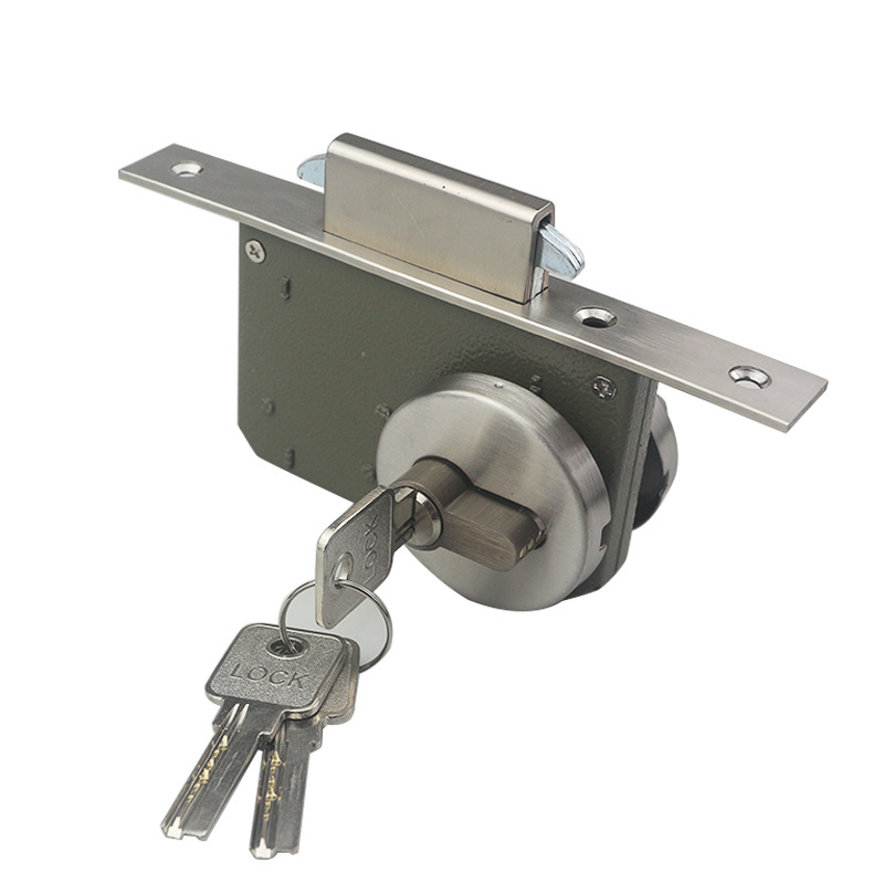 High Security double hook sliding door lock with key