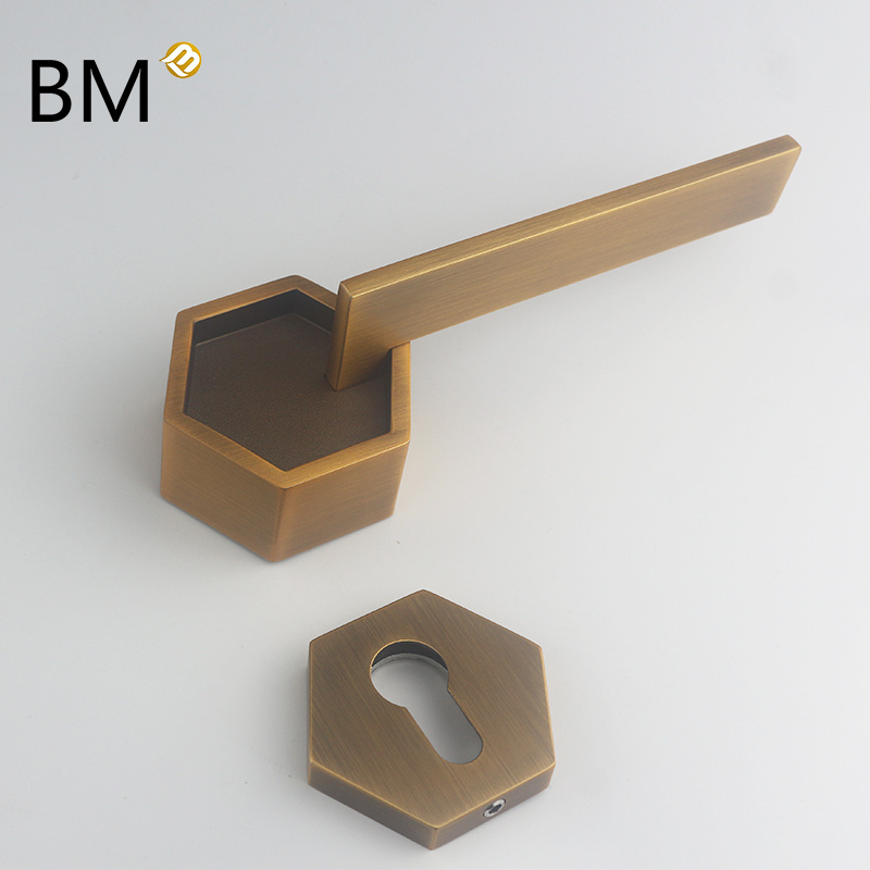 Bronze/ grey modern Zinc alloy interior door handle