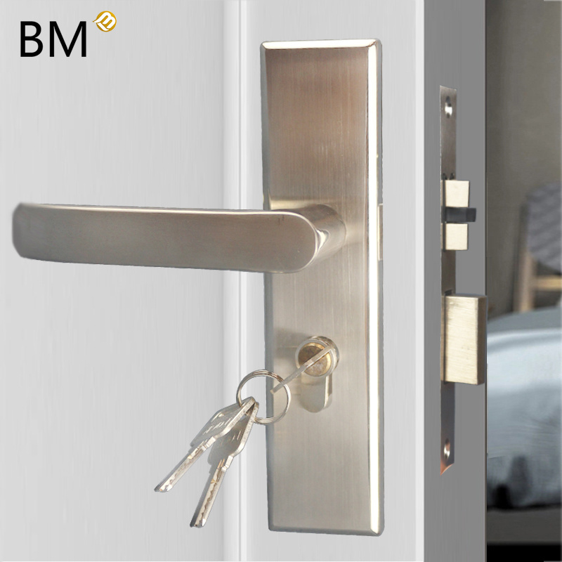 200 mm Long plate Stainless steel lock wooden door stainless steel door lock