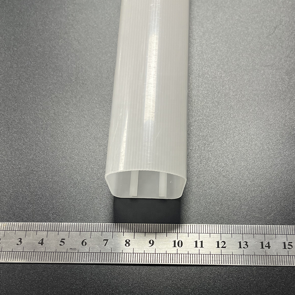 Bming Optical led strip polycarbonate white fluorescent light diffuser cover led pc tube diffuser for linear light