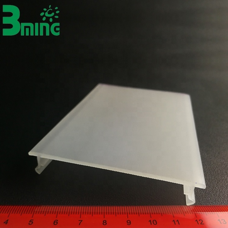 Bming Big C Shape Led Ceiling Light Cover Parts Extruded Plastic Profiles for Office Lighting