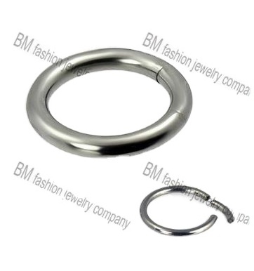 316L stainless steel body jewelry segment ring free nose ring piercing