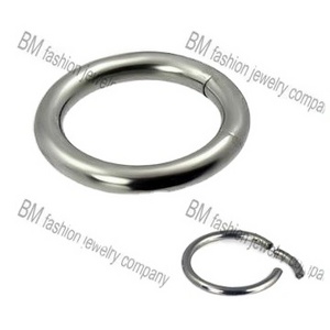 316L stainless steel body jewelry segment ring free nose ring piercing