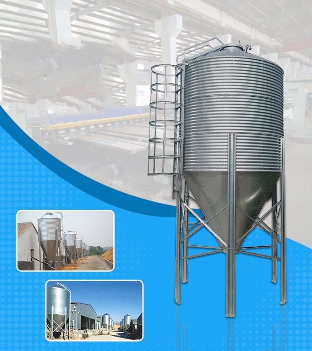 Hot Sale Poultry Feed Silo Storage Bins Small Grain Silos