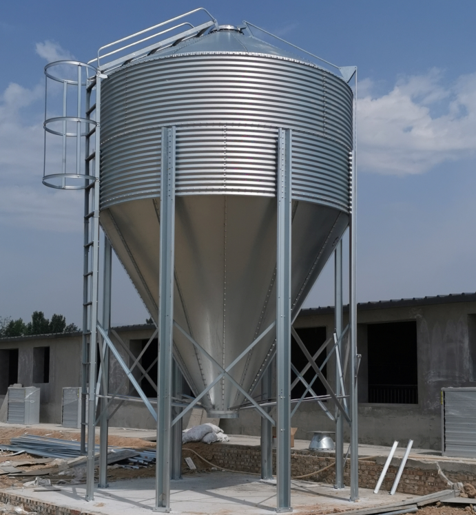 Easy Disassemble Field Corn Seed Steel Grain Storage Silo CE Provided Free Spare Parts Hot Product 2019 50 Tons 3 Years 2 Years