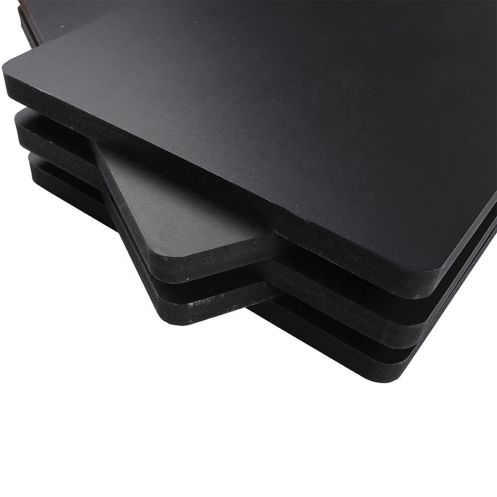 High Toughness Black PVC Free Foam Board Plastic sheet for Furniture Decoration Advertising