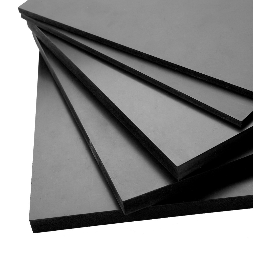 High Toughness Black PVC Free Foam Board Plastic sheet for Furniture Decoration Advertising