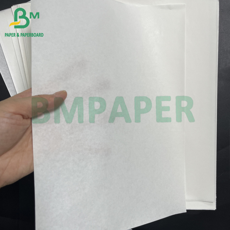 Food Grade Bleached White 35 45 GSM MG Kraft Paper with Good Printing Performance Virgin Pulp For Candy Wrapping