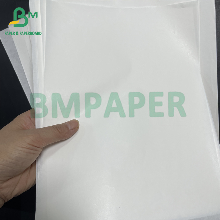 Food Grade Bleached White 35 45 GSM MG Kraft Paper with Good Printing Performance Virgin Pulp For Candy Wrapping