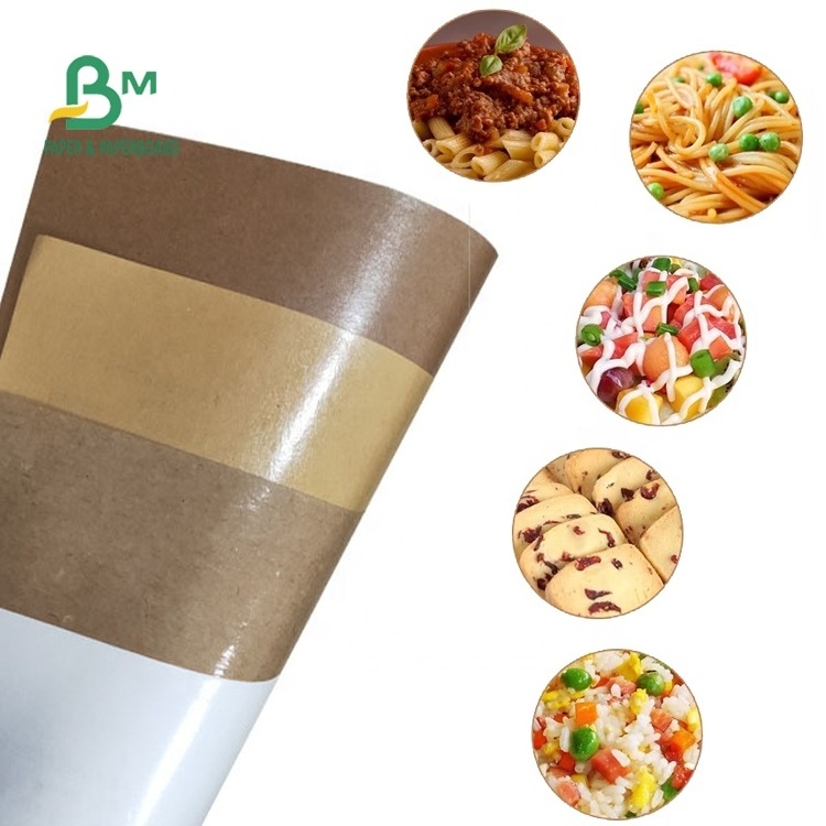 Oil proof 40gsm MG PE Coated Paper For Hamhurger Wrapping Food Grade