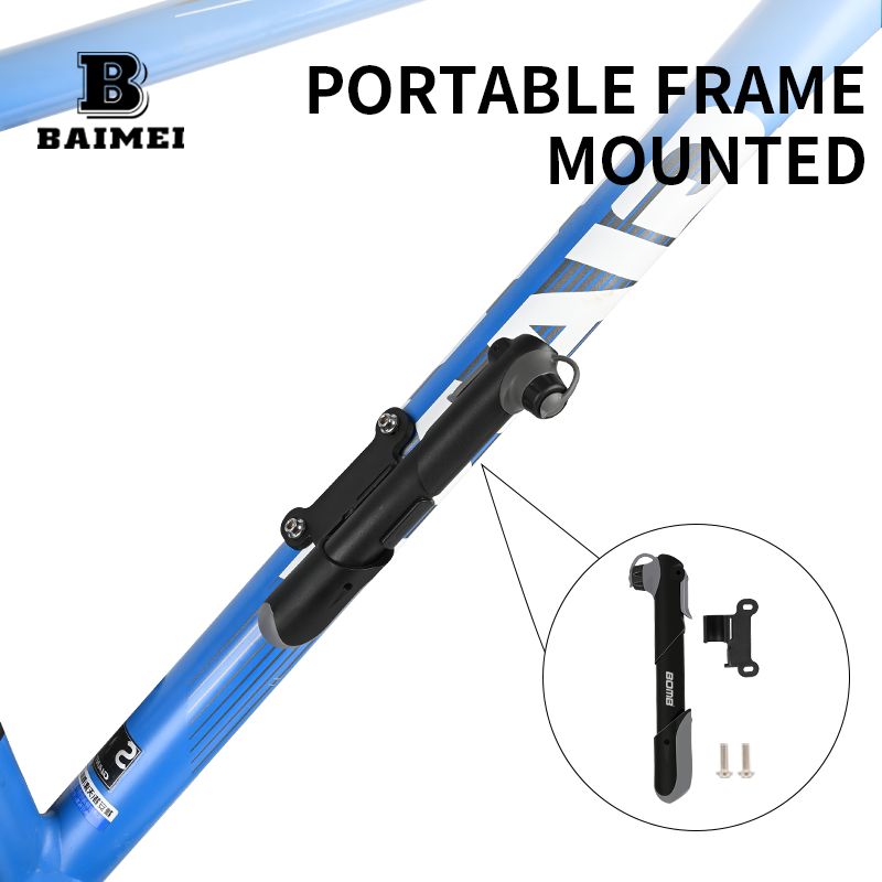 BM bicycle Manual Mini Bike Pump Inflator Compressor with Stand Suitable for Tire Pump MTB Mountain Bike Pump