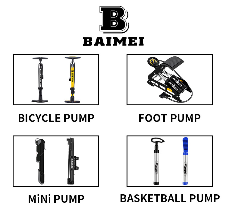 BM bicycle Manual Mini Bike Pump Inflator Compressor with Stand Suitable for Tire Pump MTB Mountain Bike Pump