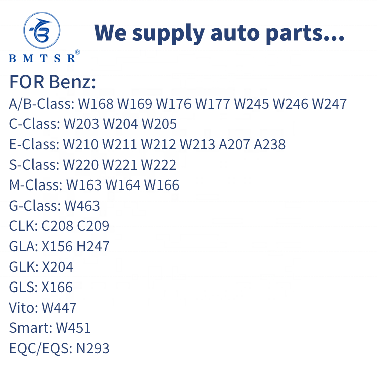 BMTSR Brand Guangzhou Wholesale Factory Price Auto Parts for BMW Benz