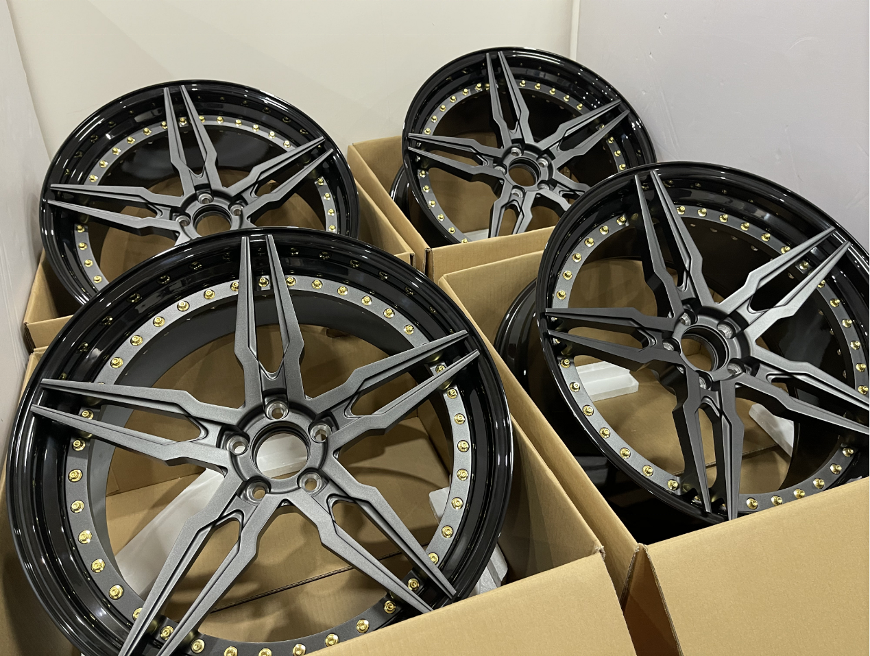 New Forged Wheels 20 21 22 24 Inch 9.5J 10.5J 11J 12J 12.5J Pcd 5*120 Alloy Car Wheel Rim Hubs Matter Black