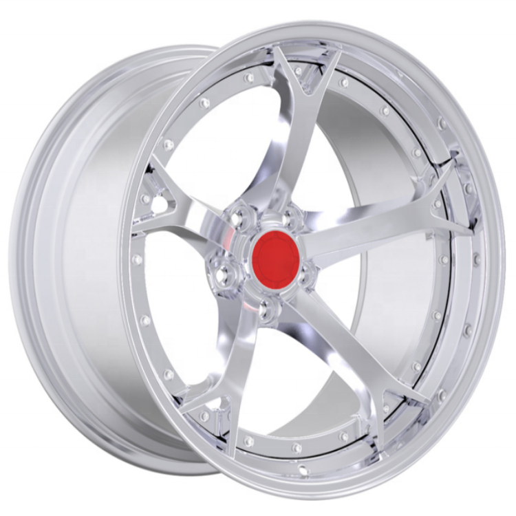 New Polished 20 21 24 25 26 Inch Forged Wheels 9.5J 10.5J Pcd 5*108.3 5*100 Alloy Car Wheel Rims