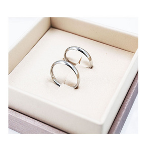 BMZ 2021 new arrivals new polish rings for women jewelry stainless steel OEM size or logo free silver jewelry plain ring women