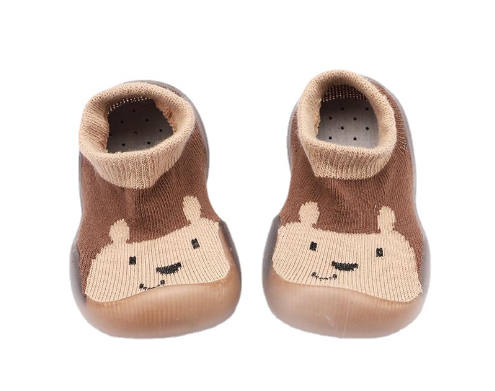 Baby cartoon three-dimensional dispensing low-top boat socks shoes small and medium-sized baby floor socks