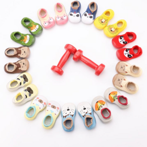 Baby cartoon three-dimensional dispensing low-top boat socks shoes small and medium-sized baby floor socks