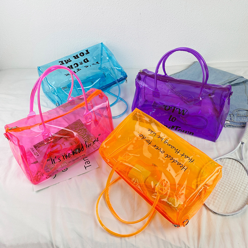 Luxury Extravagant Simplicity High End Design Transparent PVC Hand Bags Ladies Women