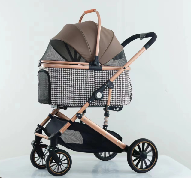 good quality 2 in 1 foldable dog pet stroller best selling dog stroller cart product