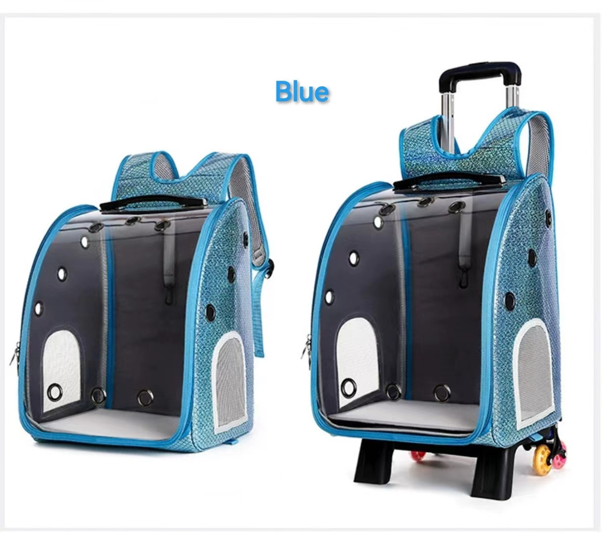 2023 Cat Carrier backpack pet carrier Breathable Airline approved Cat Bag pet carrier Bag for travel