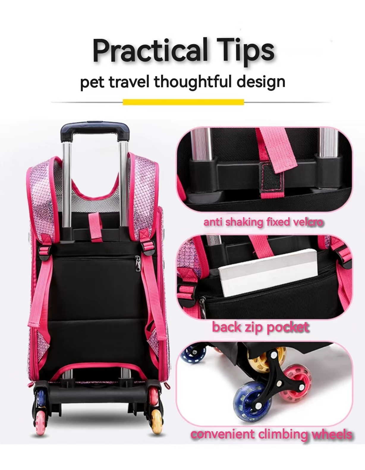 2023 Cat Carrier backpack pet carrier Breathable Airline approved Cat Bag pet carrier Bag for travel