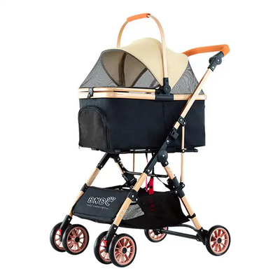 Factory wholesale pet stroller portable folding travel dog trolley pet stroller