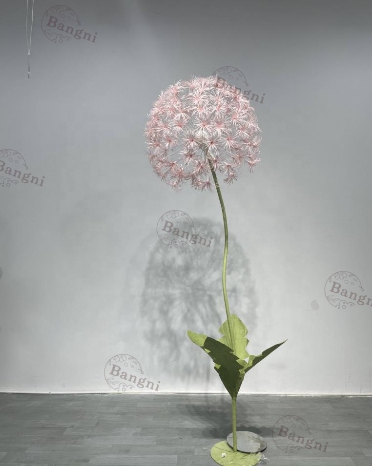 Wedding Artificial Decorative Flowers Giant Paper Standing Dandelion For Baby Shower Party Decorations