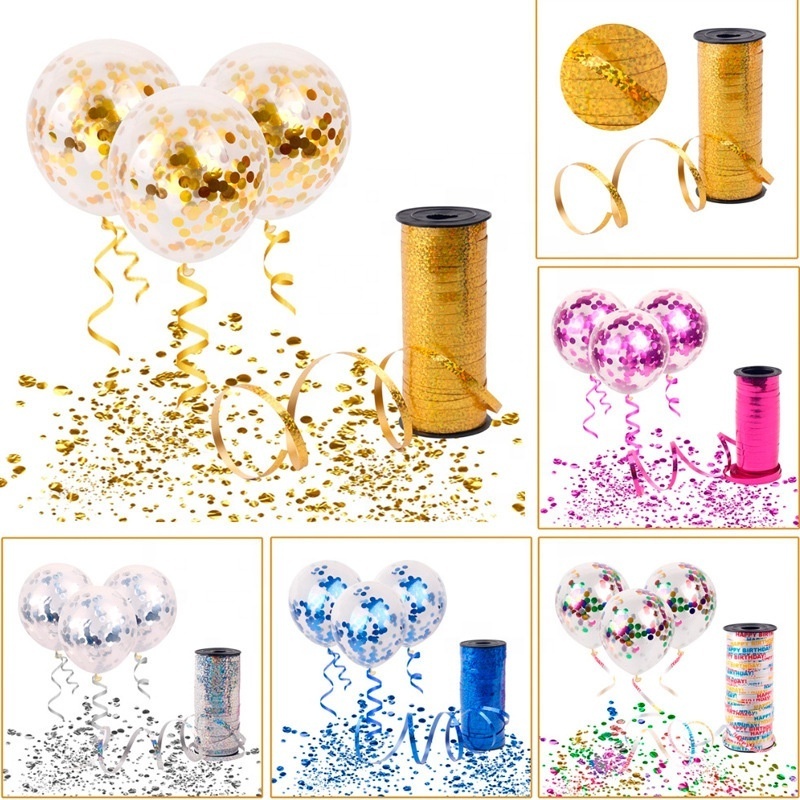 Confetti Balloons Sequins Transparent Balls Magic Static Wedding Party Christmas Holiday Decoration