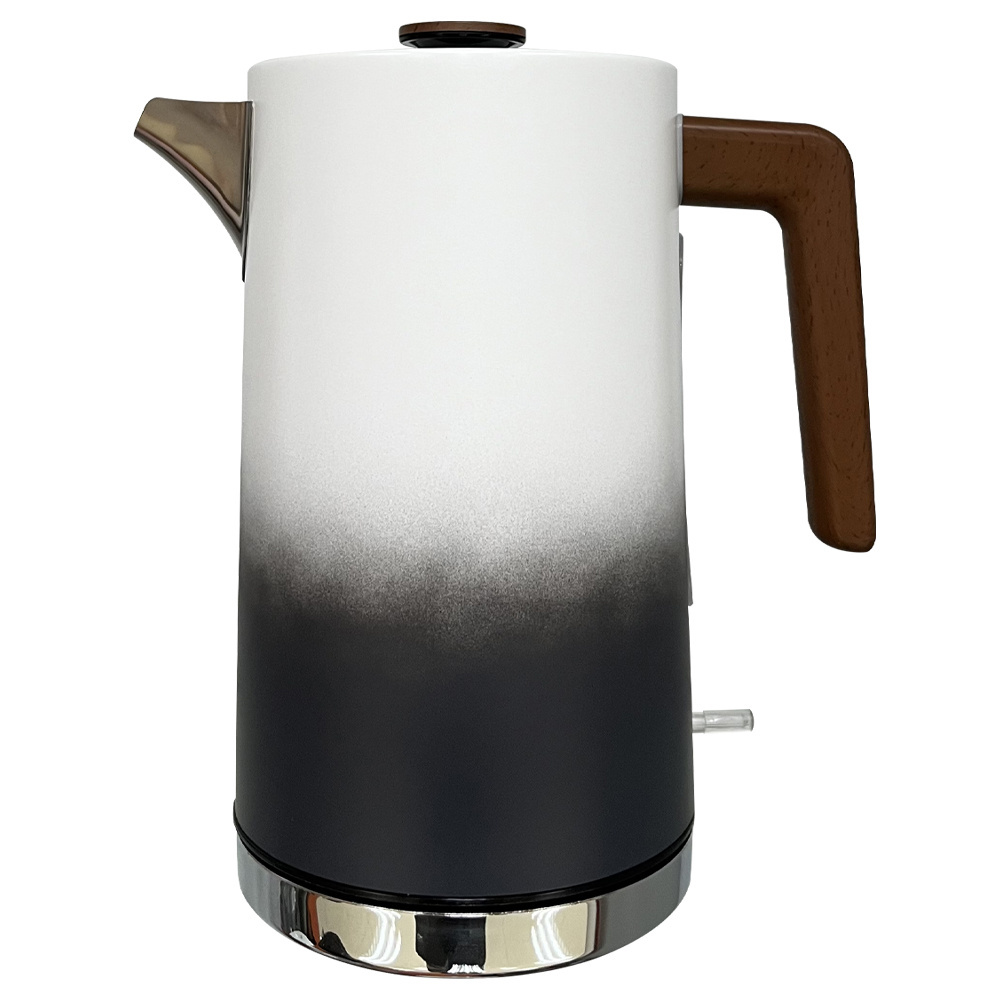 Hot Sale Superior Wood Effect Handle Double Colors Rapid Boil Jug Kettle Water Boiler Electric Kettle