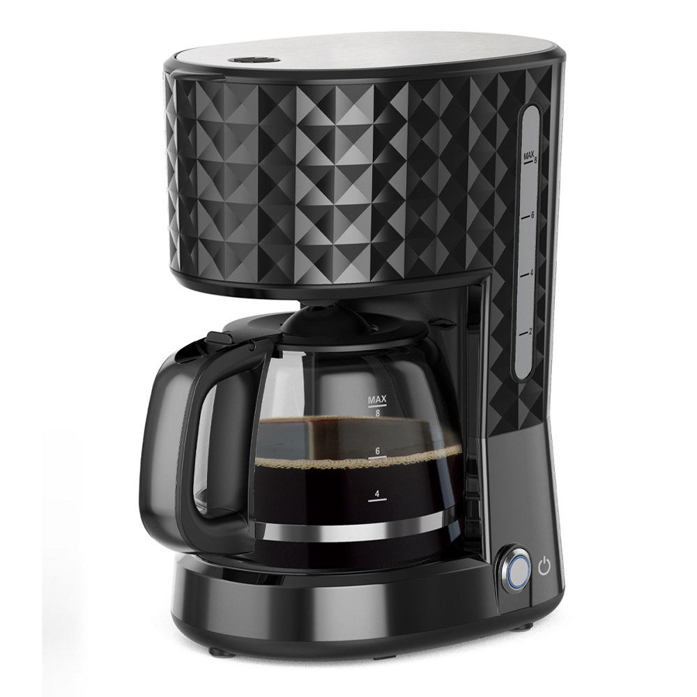 Electric Coffee Pot Machine Including Reusable And Removable Coffee Filter 6-Cup Drip Coffee Maker Programmable