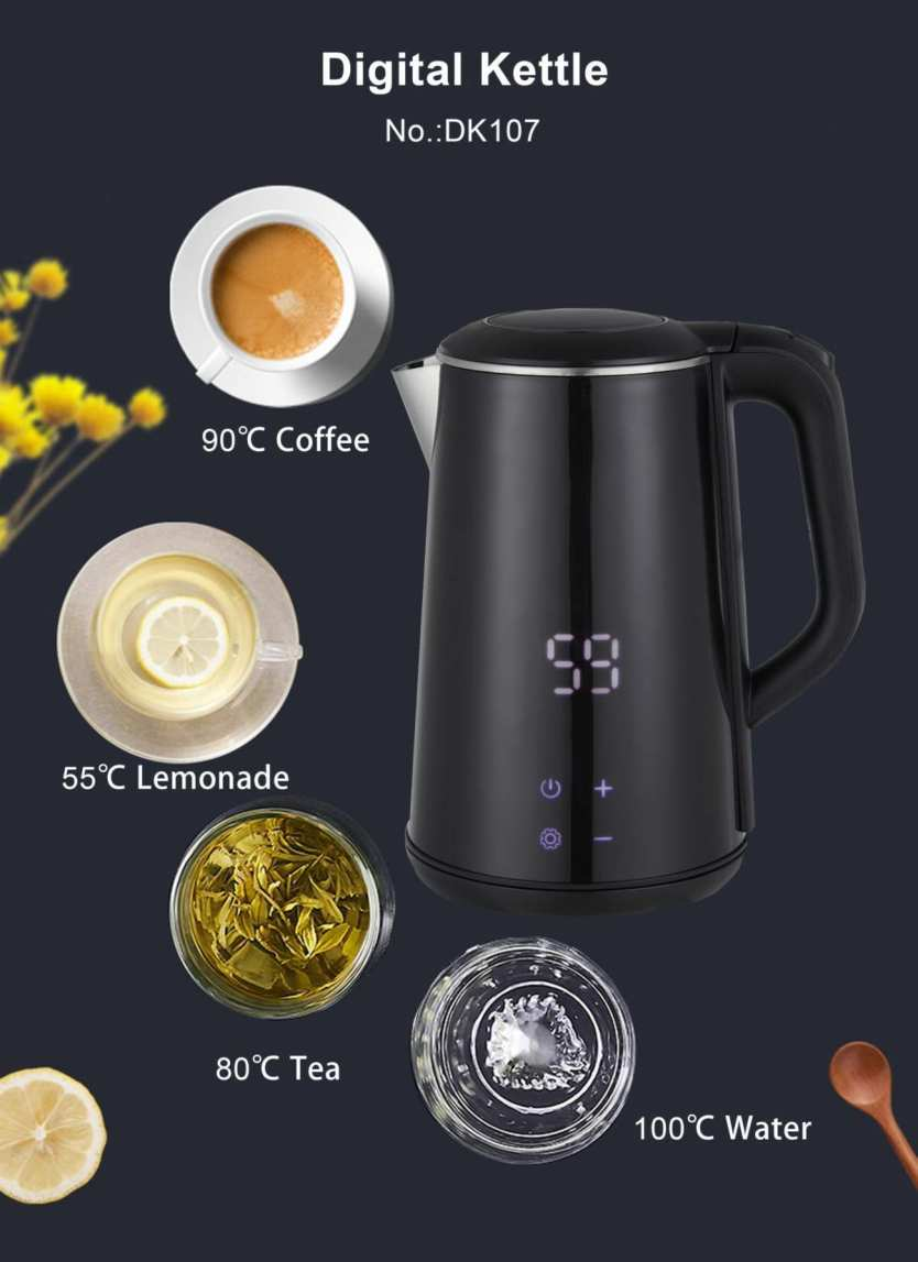 Home Appliance Digital Kettle with LED Indicator Wholesale Electric Kettle