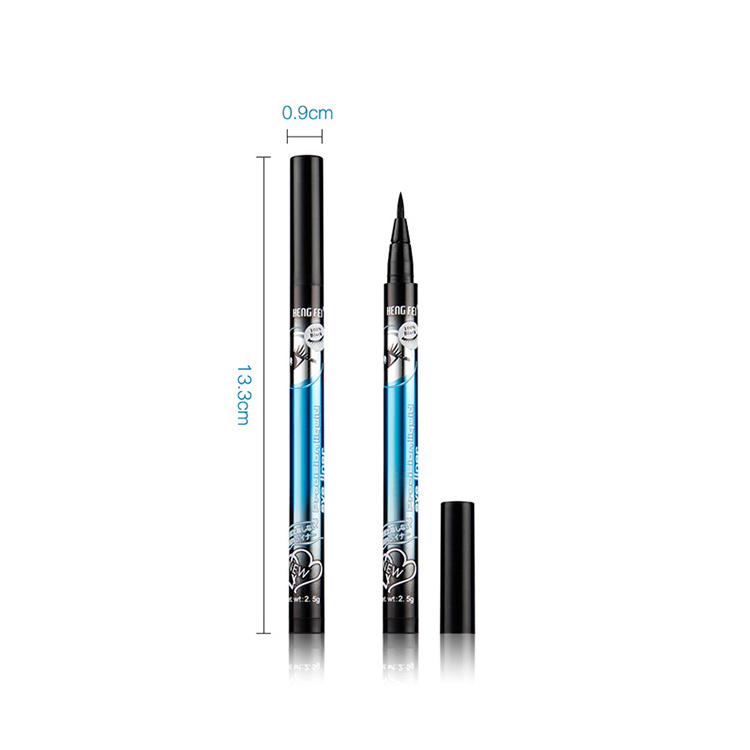 Eye makeup Hengfei liquid eyeliner pen thick black waterproof non-smudged magnetic eyelashes no glue no eyeliner