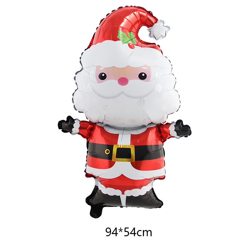 BONA Character Santa Claus Cinderella Elf Snow Foil Balloons Toys Set House Christmas Party Balloon