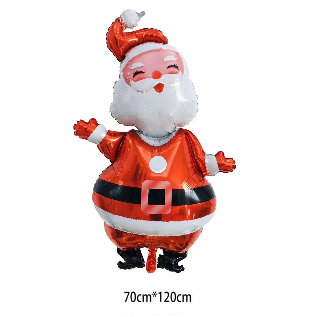 BONA Character Santa Claus Cinderella Elf Snow Foil Balloons Toys Set House Christmas Party Balloon