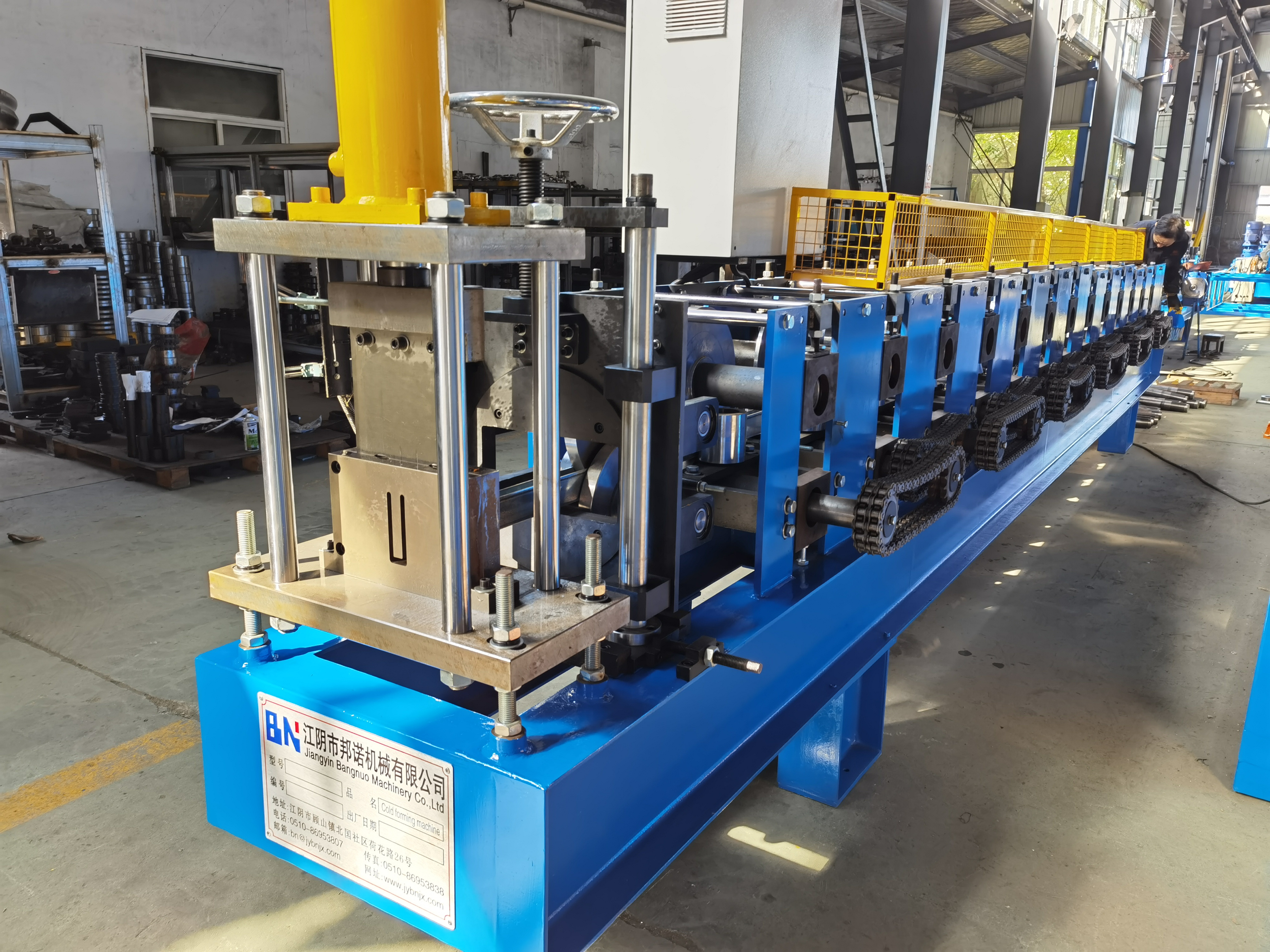 C & U Channel Steel Truss Making Production Line C Channel Roll Forming Machine