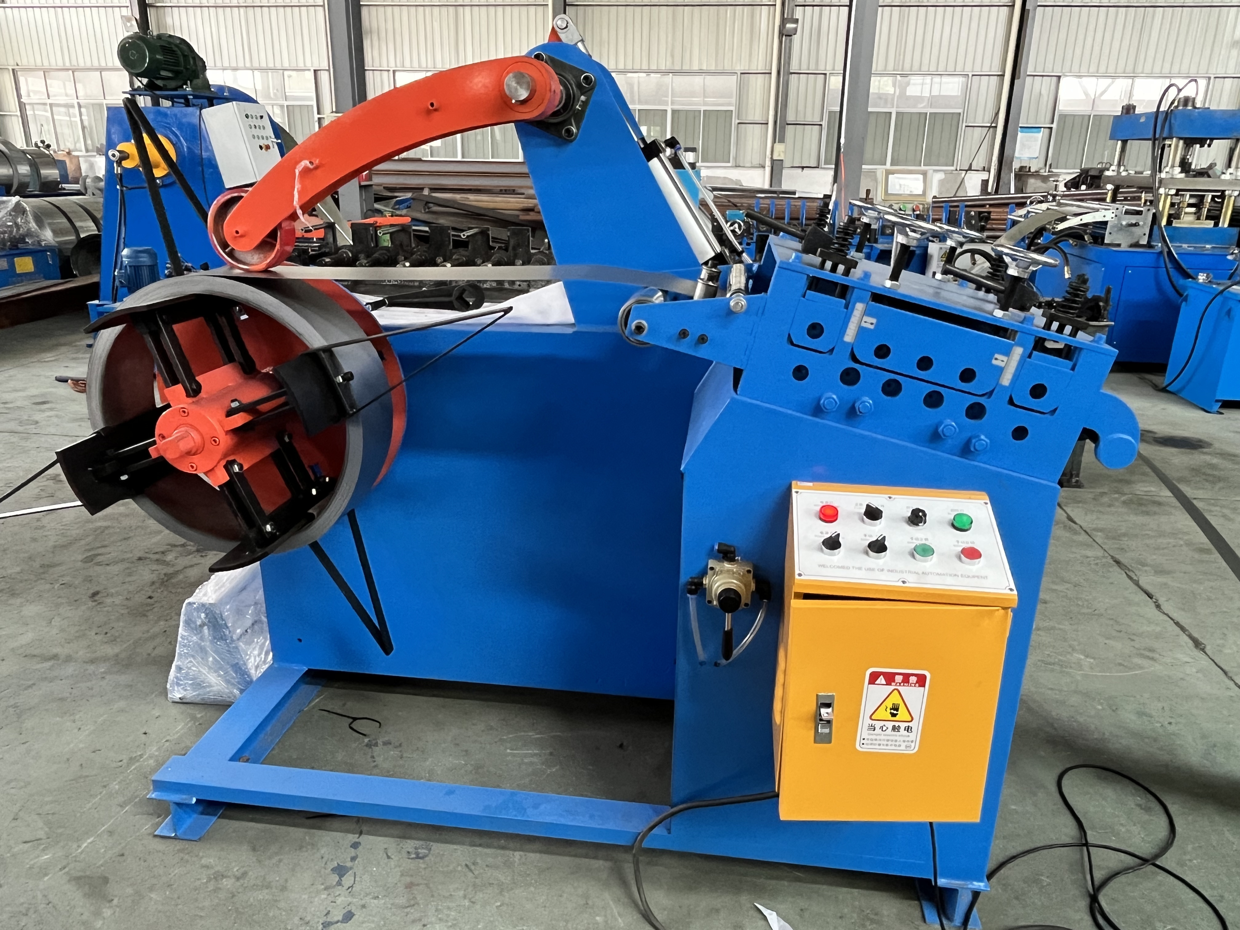 Hot Sale 2T/3T/5T Manual Decoiler and 5T/10T Automatic Hydraulic Uncoiler